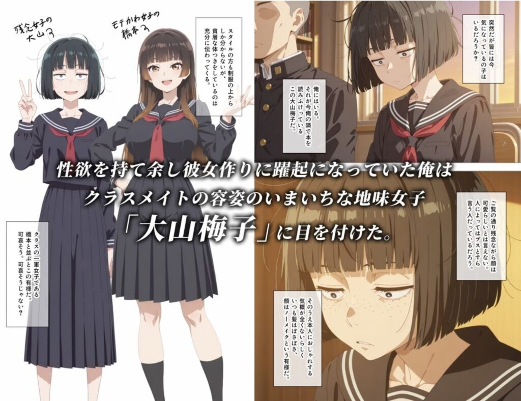 とにかくヤリたくて妥協の末付き合った地味顔で貧相な体の女子をうっかり孕ませてしまった俺の末路。FANZAで配信されているエロ漫画
